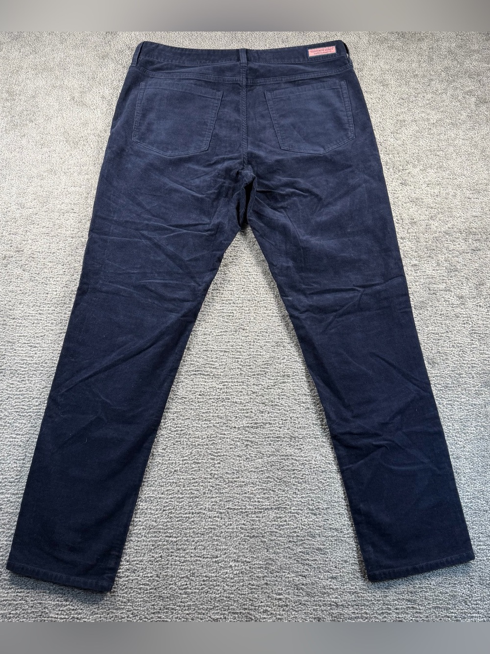 Vineyard Vines Mens Navy Blue Corduroy Pants 34x32 1P001036 Stretch
